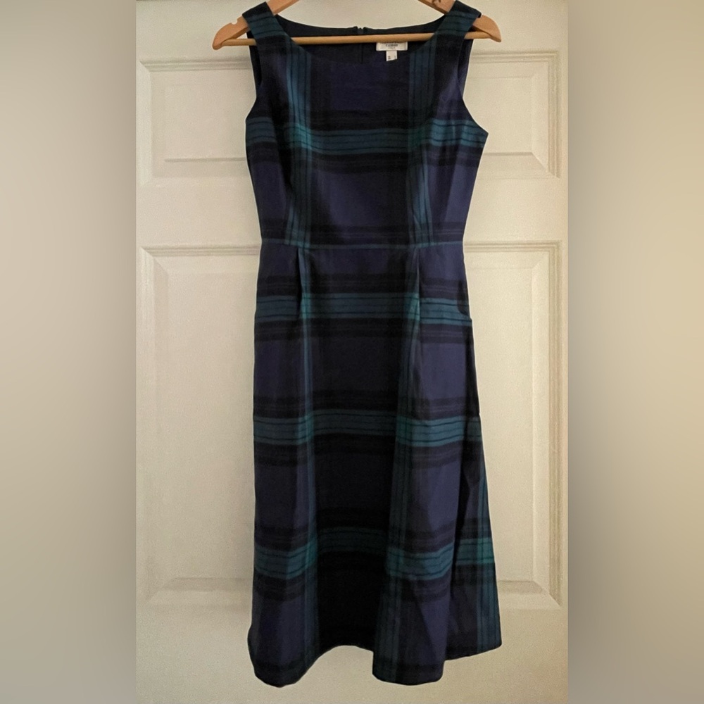 Festive Classic Silk Tartan Dress